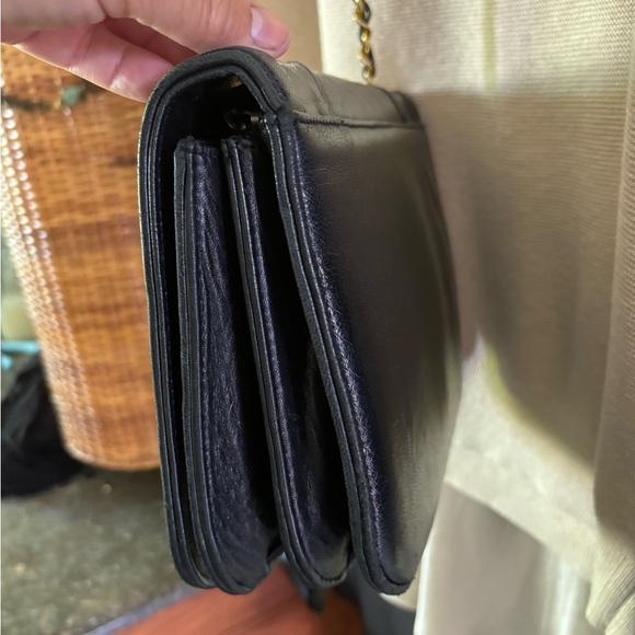 Authentic Chanel handbag good used condition 91/2”x7 1/2” and 4”wide at base - Picture 10 of 14